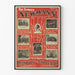 Vintage poster The Famous Newmann Hypnotist and Mind Reader