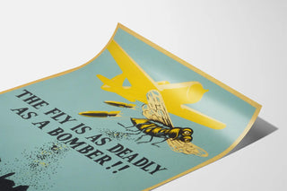 Vintage Poster: Sanitary Protection, The Mosquito More Dangerous Than a Bomber
