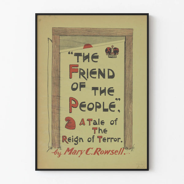 Decorative vintage poster The Friend of the People