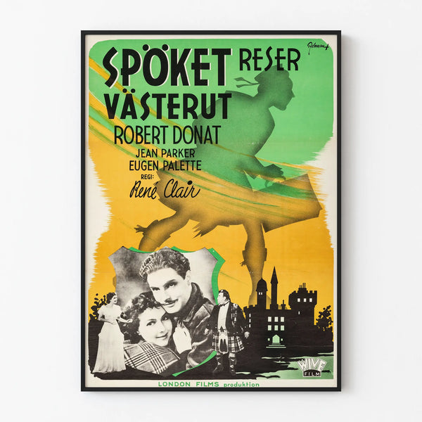 Vintage Poster Spöket Reser Västerut Poster Classic Film