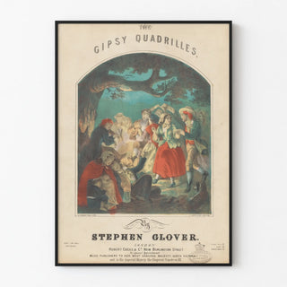 Decorative poster The Gipsy Quadrilles by Stephen Glover