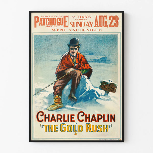 Vintage Poster Charlie Chaplin The Gold Rush
