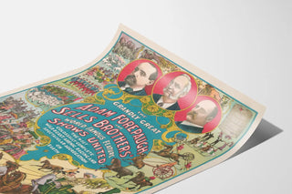 Vintage Poster Cirque Adam Forepaugh and Sells Brothers
