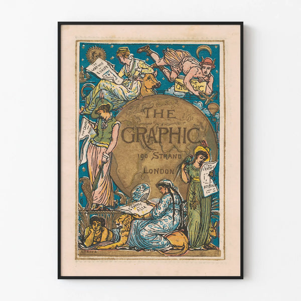 Vintage Poster The Graphic London 190 Strand