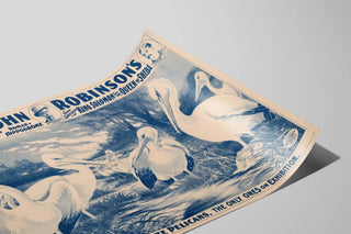 Vintage poster of the Grand Circus by John Robinson with White Pelicans — artwork view