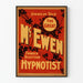 Vintage poster of The Great McEwen, Scottish hypnotist