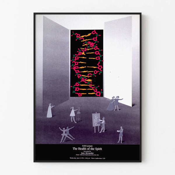 Poster The Health of the Spirit - Artistic and Scientific Illustration