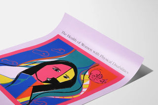 Artistic Wall Decoration Poster The Health of Women with Physical Disabilities