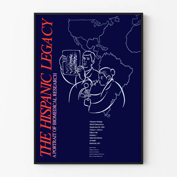 Poster The Hispanic Legacy - Portrait of Biomedical Research