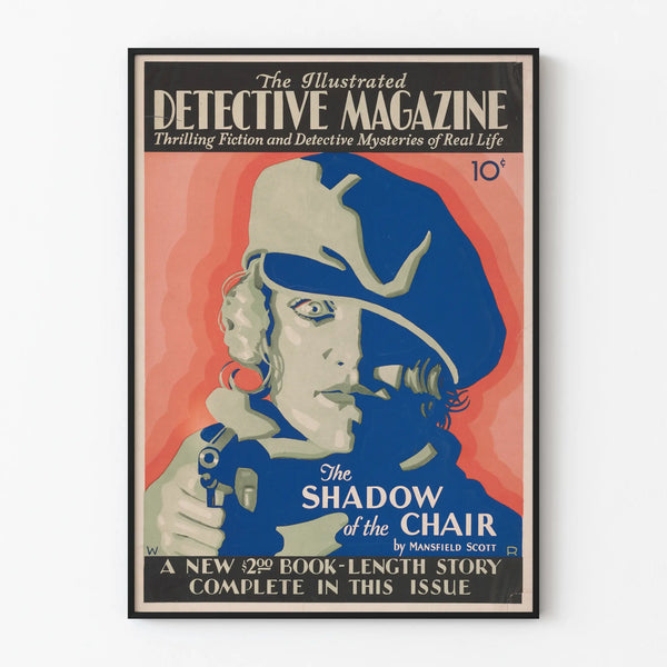 Vintage Poster The Illustrated Detective Magazine