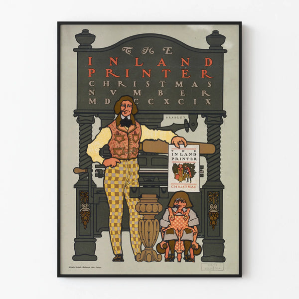 Vintage Poster The Inland Printer Christmas Number MDCCCXCIX