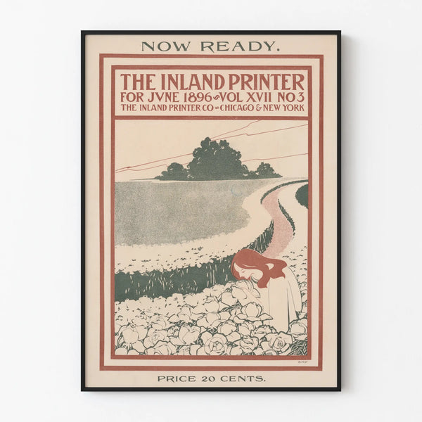 Vintage poster The Inland Printer June 1896