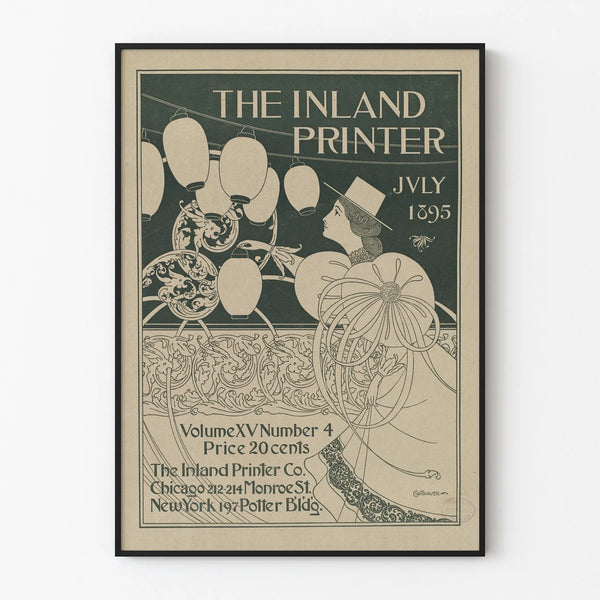 Vintage Poster The Inland Printer July 1895