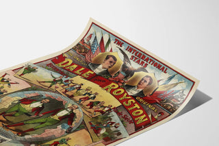 Vintage poster Dale and Royston - International eccentric performers