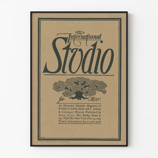 Vintage poster The International Studio - Applied Arts Magazine, May 1897