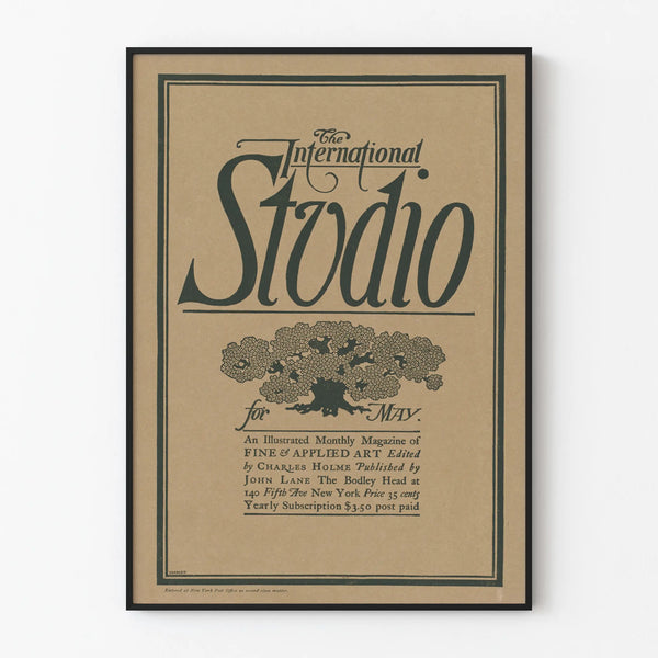 Vintage poster The International Studio - Applied Arts Magazine, May 1897