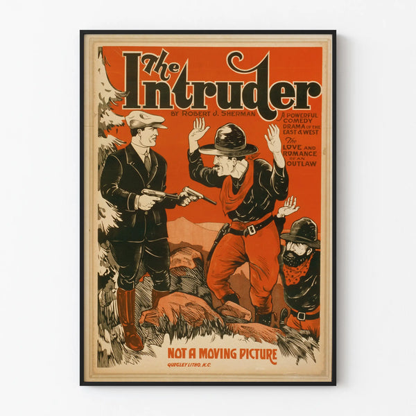 Vintage poster 'The Intruder' Robert J. Sherman