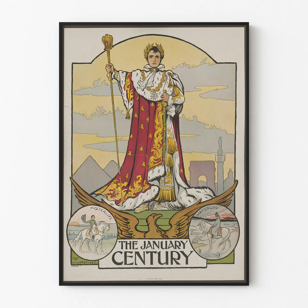 Vintage Napoleon Bonaparte Poster - The January Century