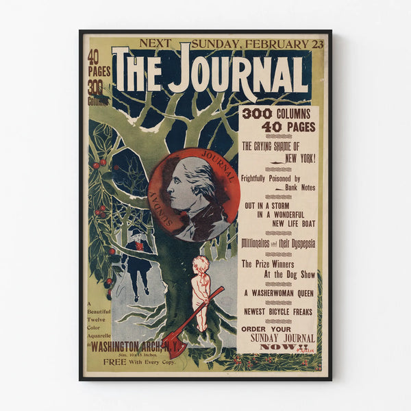 Vintage poster The Journal - Sunday, February 23