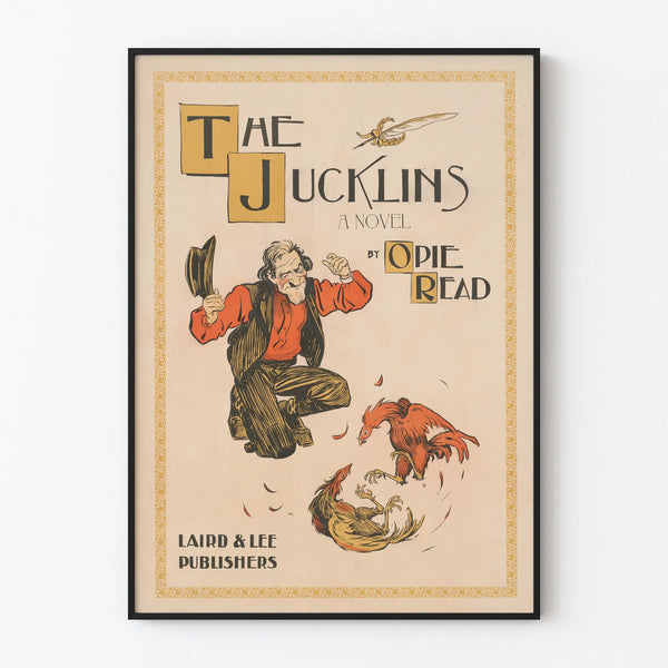 Vintage decorative poster The Jucklins by Opie Read