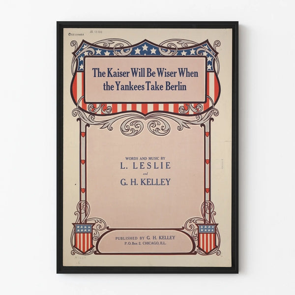 Vintage American Patriot Poster Wall Decoration