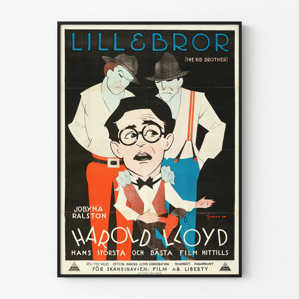 Vintage Poster The Kid Brother - Silent Film Wall Decoration