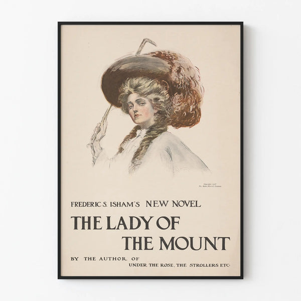 Vintage Poster The Lady of the Mount - Classic Wall Decoration