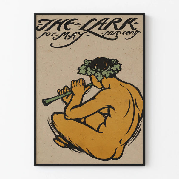 Vintage Poster The Lark for May - Retro Wall Decoration