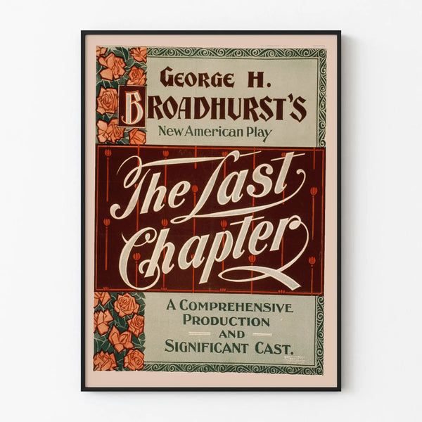 Vintage Poster 'The Last Chapter' by George H. Broadhurst