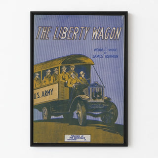 Vintage poster The Liberty Wagon U.S. Army