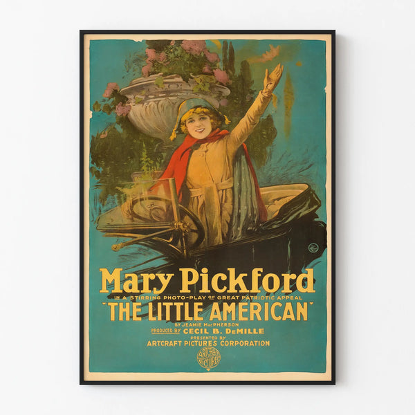 Vintage cinema poster The Little American
