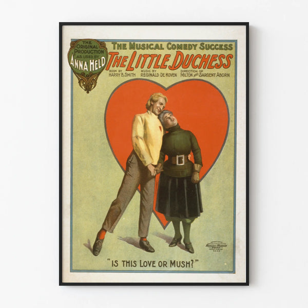 Vintage Poster The Little Duchess - Romantic Musical Comedy