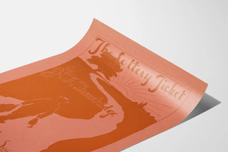 Vintage poster The Lottery Ticket by J.T. Trowbridge