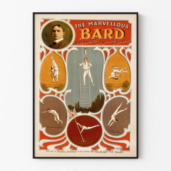 Vintage Poster Artist of the Hanging Thread The Marvellous Bard
