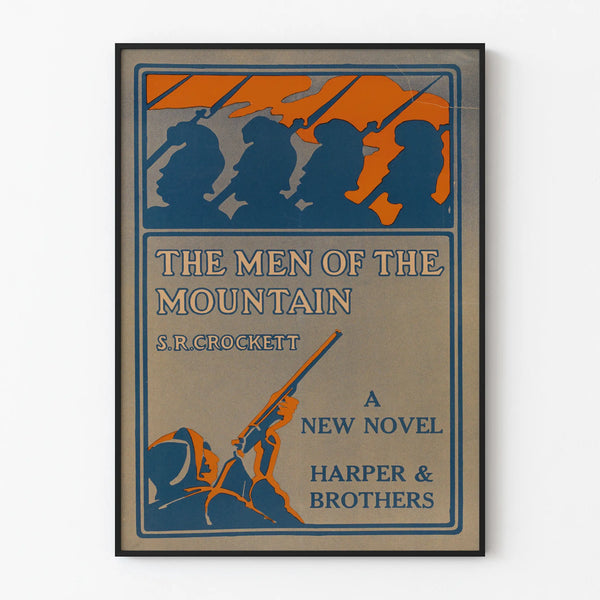 Vintage Poster The Men of the Mountain - Retro Wall Decoration