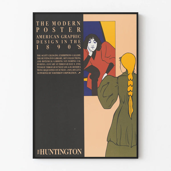 American Graphic Design Exhibition Poster 1890s The Huntington