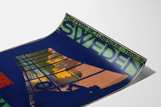 Vintage Poster of the Göta Canal, Sweden