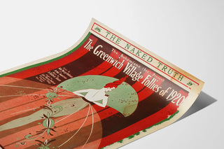 Vintage poster The Naked Truth Follies of Greenwich Village 1920
