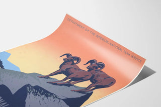 Vintage Poster of the National Park - Protection of Wild Fauna