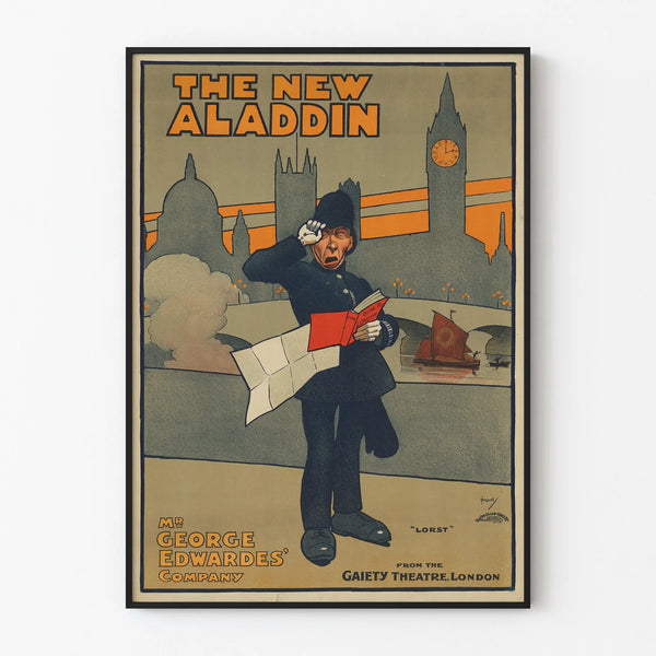 Vintage Poster The New Aladdin - London Wall Decoration