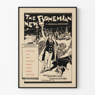 Vintage Poster The New Bohemian Monthly