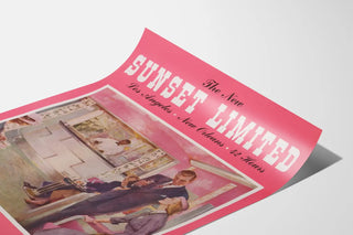 Vintage Poster Sunset Limited French Quarter Lounge