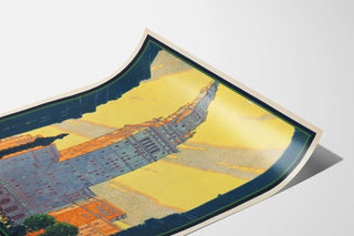 Vintage Poster The New Union Terminal Cleveland