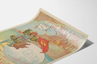 Vintage poster The New York Herald Easter edition 1894