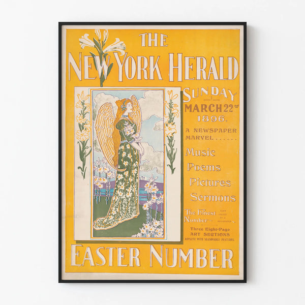 Vintage poster The New York Herald - Easter Issue 1896