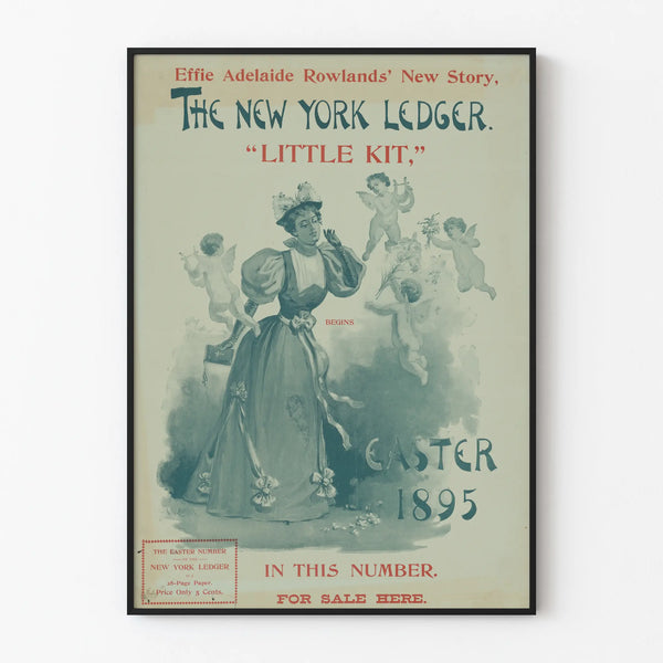 Vintage Poster The New York Ledger, Easter Edition 1895