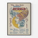 Vintage Poster New York Sunday Herald 1896