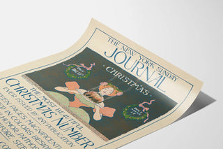 Vintage poster The New York Sunday Journal Christmas Number