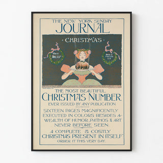 Vintage poster The New York Sunday Journal Christmas Number