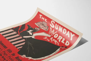 Vintage poster The Sunday World - April 19